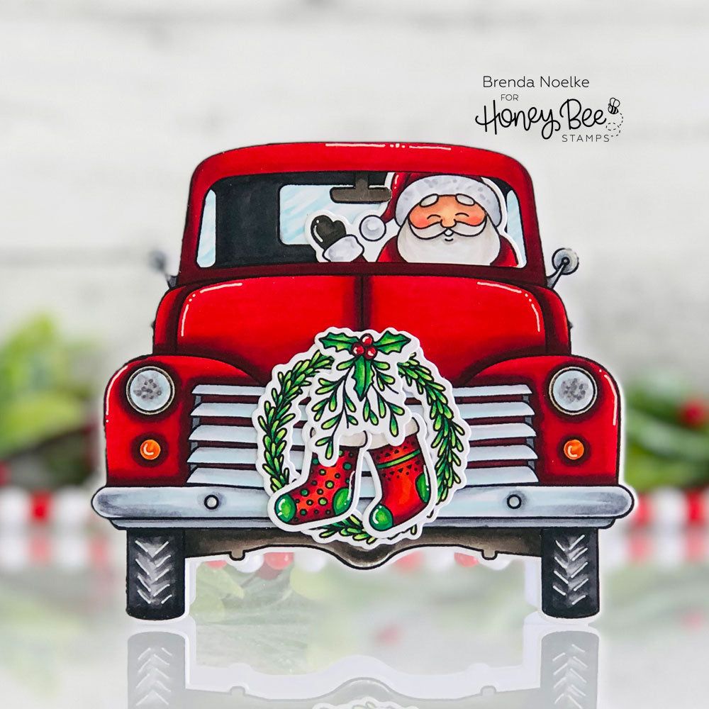 Loads Of Holiday Cheer - 6x8 Photopolymer Stamp Set - Honey Bee Stamps