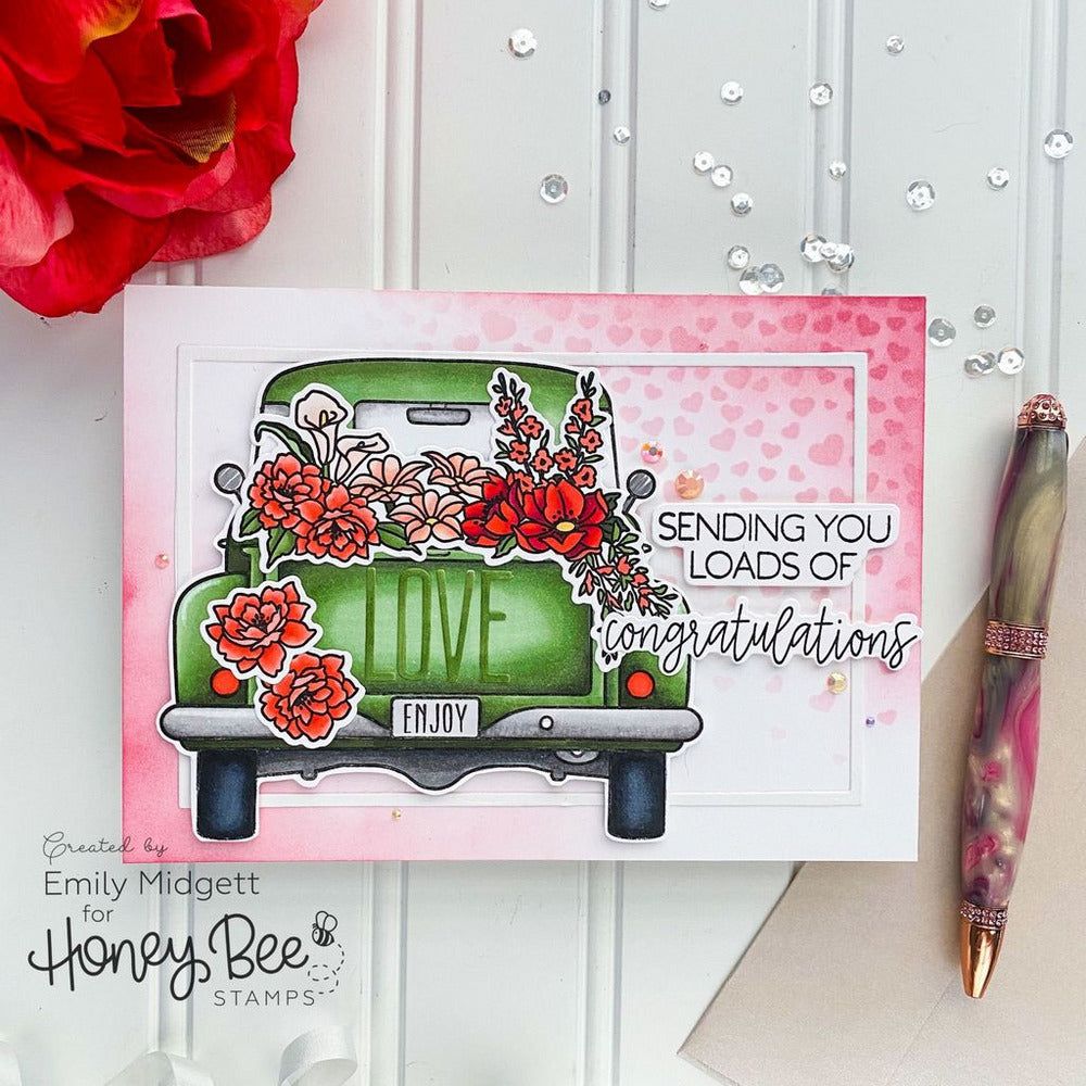 Loads Of Love - 6x6 Photopolymer Stamp Set - Honey Bee Stamps