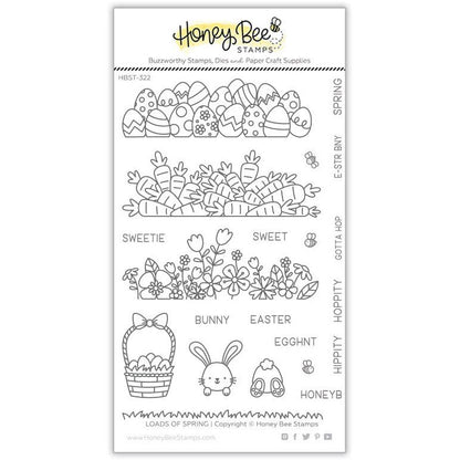 Loads Of Spring - 4x6 Photopolymer Stamp Set - Honey Bee Stamps