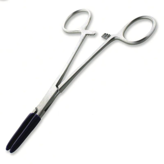 Locking Pliers - Hemostat Clamp with Nylon Coated Jaw Tip 5.75" - Honey Bee Stamps