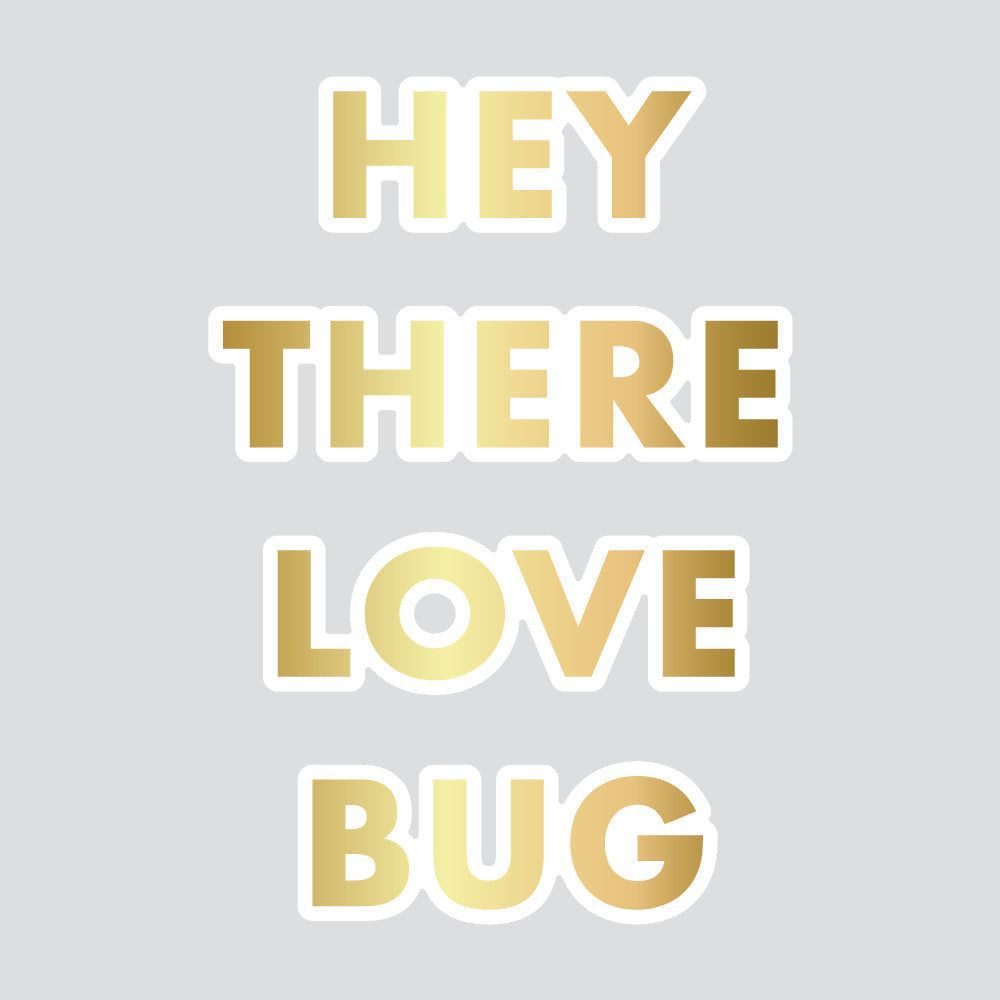 Love Bug Hot Foil Plate and Letter Press Plate and Honey Cuts Dies - Retiring - Honey Bee Stamps