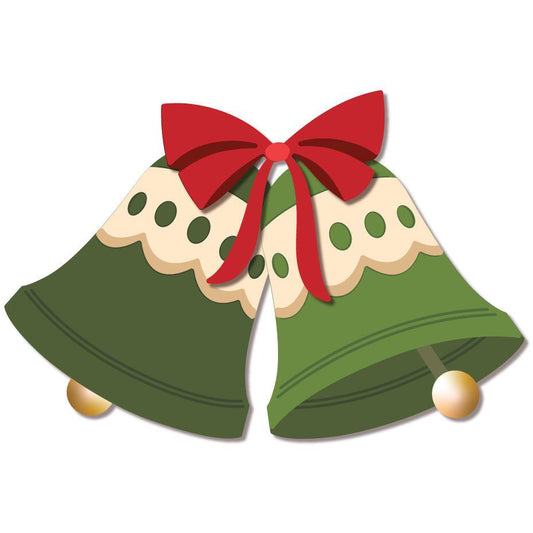 Lovely Layering Holiday Bells - Honey Cuts - Stand - Alone Dies - Honey Bee Stamps