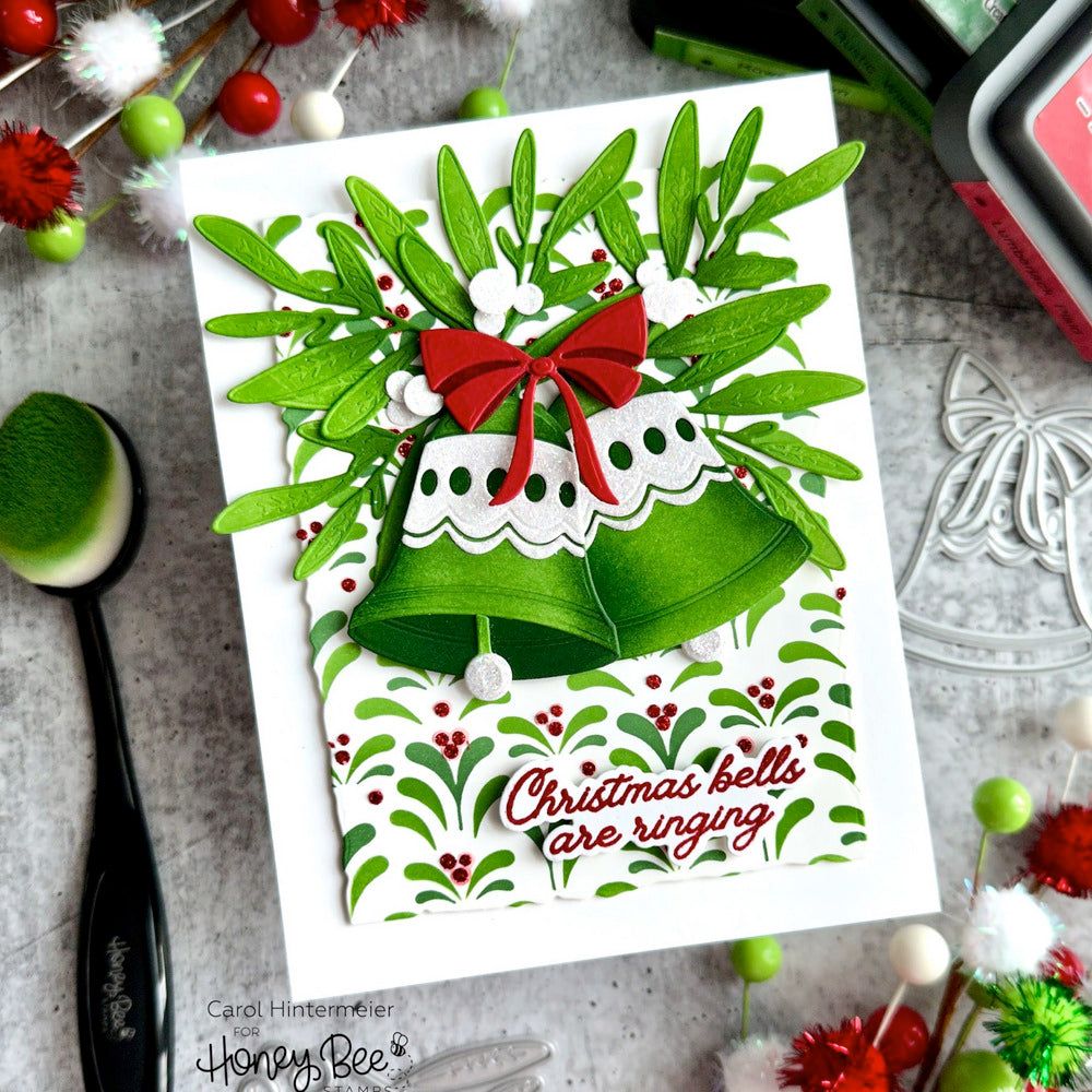 Lovely Layering Holiday Bells - Honey Cuts - Stand - Alone Dies - Honey Bee Stamps