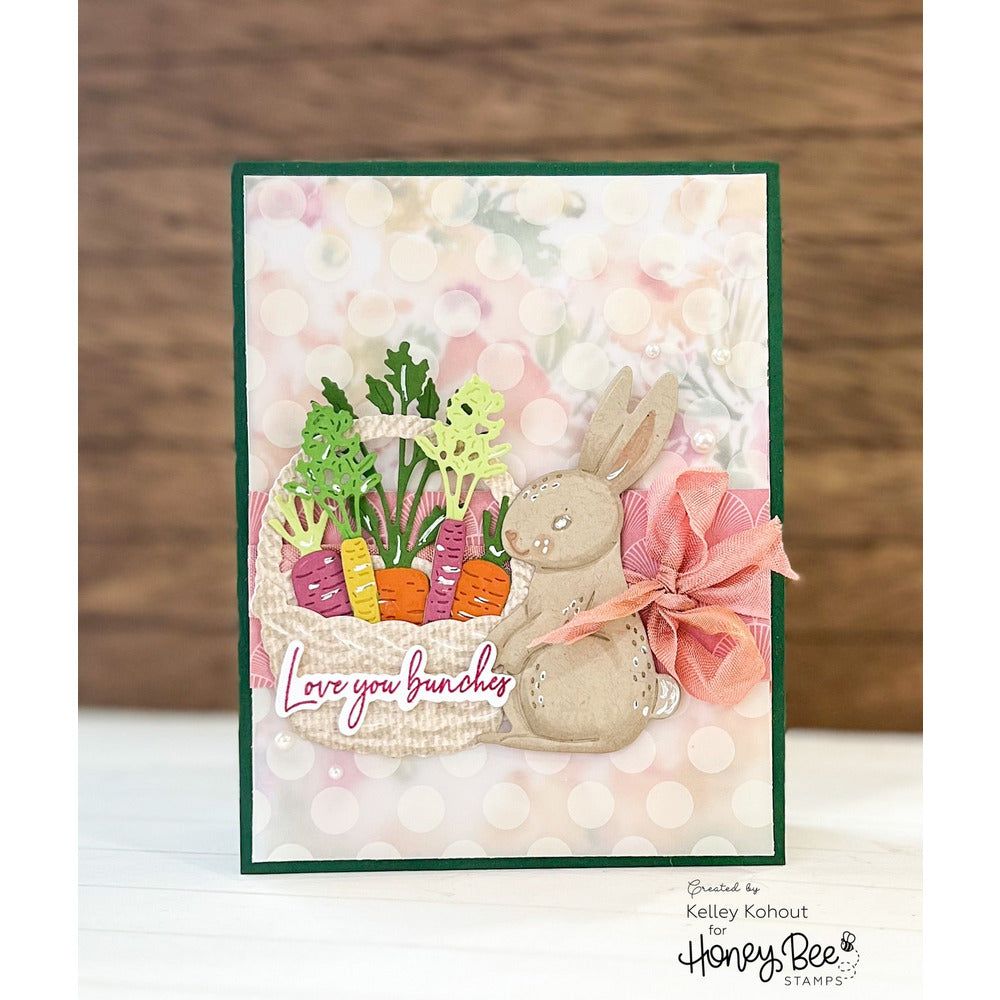 Lovely Layers: Carrots - Honey Cuts - Stand - Alone Dies - Honey Bee Stamps