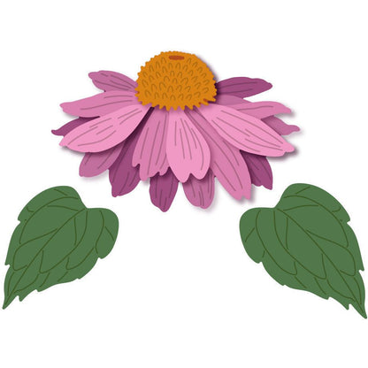 Lovely Layers: Coneflower - Honey Cuts - Stand - Alone Dies - Honey Bee Stamps