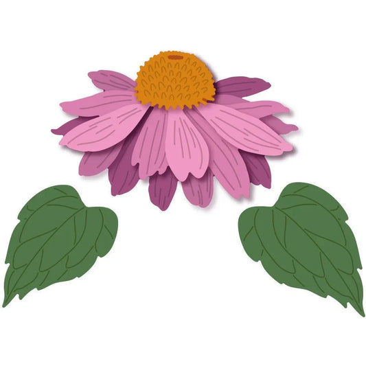 Lovely Layers: Coneflower - Honey Cuts - Stand - Alone Dies - Honey Bee Stamps