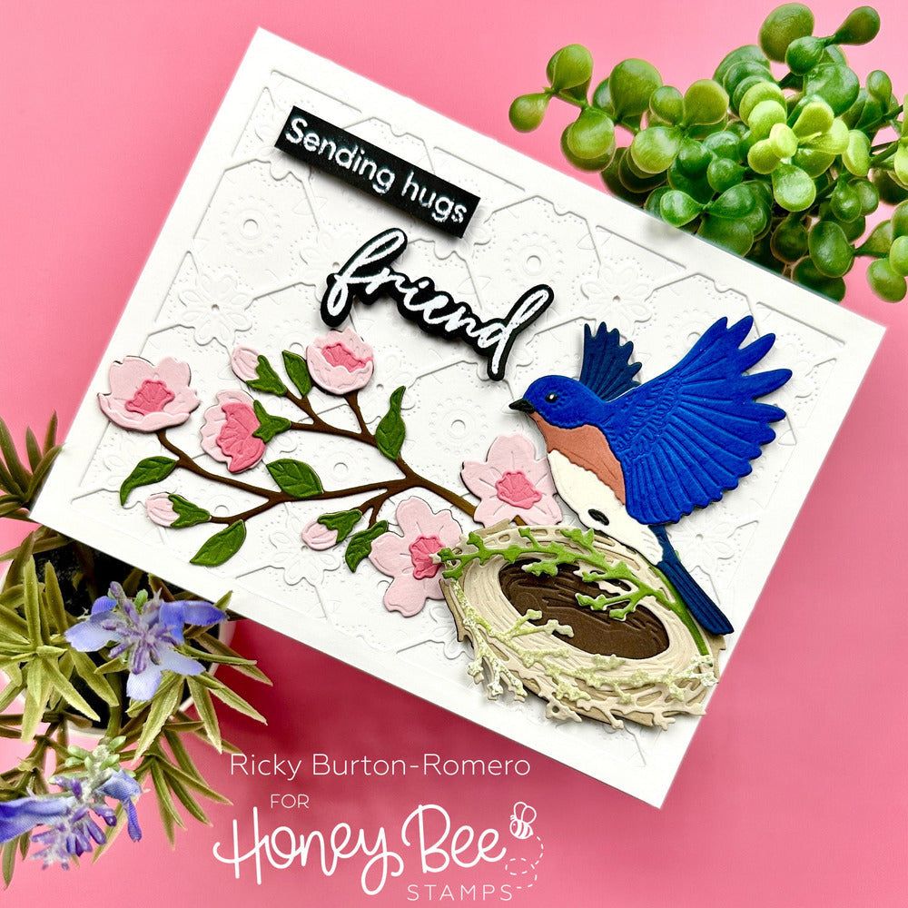 Lovely Layers: Dogwood - Honey Cuts - Stand - Alone Dies - Honey Bee Stamps