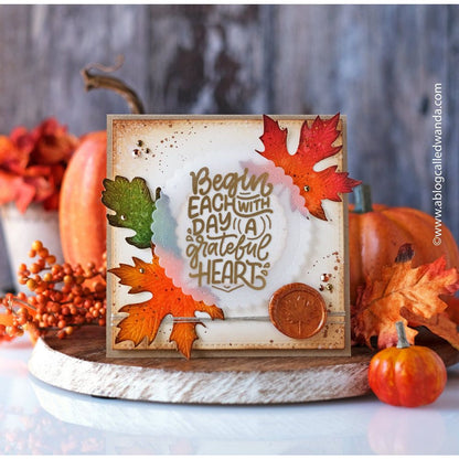 Lovely Layers: Fall Foliage - Honey Cuts - Stand - Alone Dies - Honey Bee Stamps