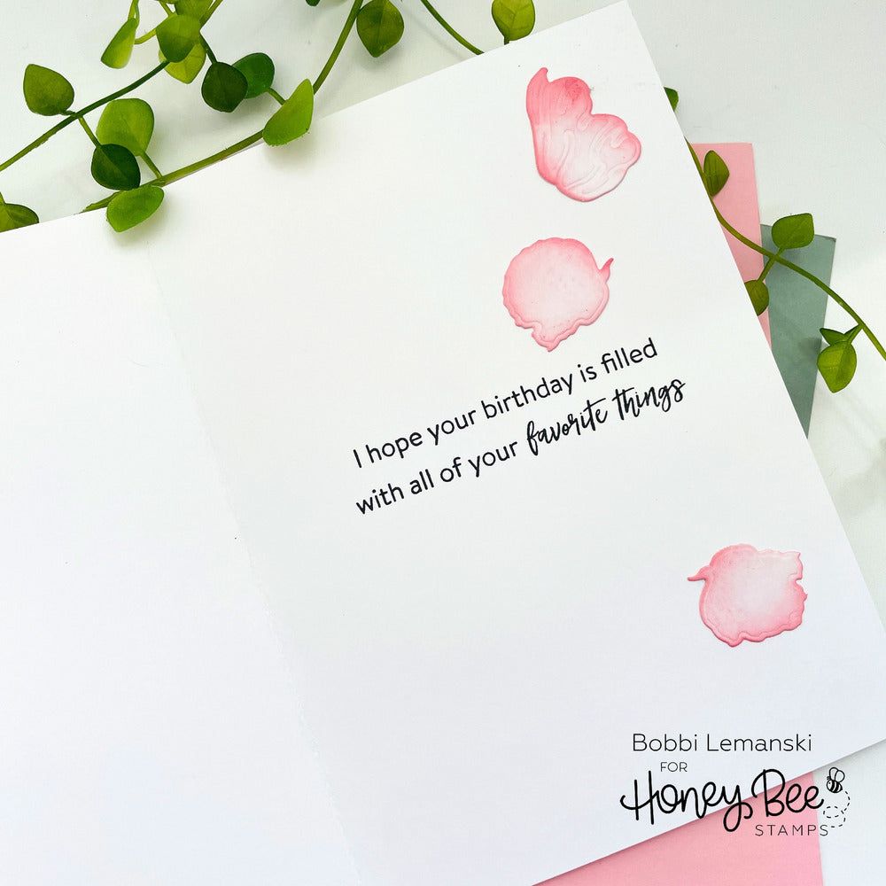 Lovely Layers: Peony - Honey Cuts - Stand - Alone Dies - Honey Bee Stamps