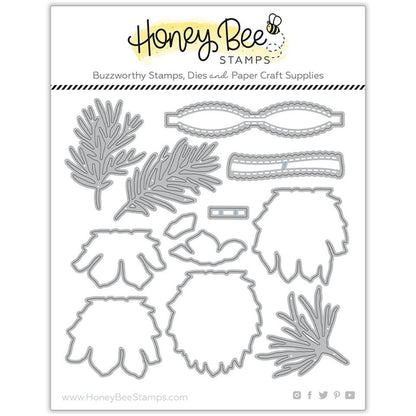 Lovely Layers: Pinecone - Honey Cuts - Stand - Alone Dies - Honey Bee Stamps