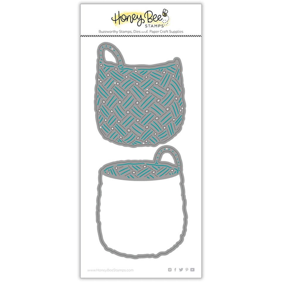 Lovely Layers: Rattan Basket - Honey Cuts - Stand - Alone Dies - Honey Bee Stamps