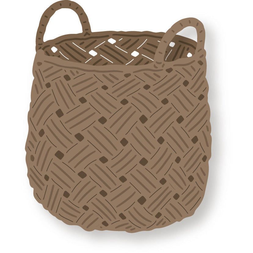 Lovely Layers: Rattan Basket - Honey Cuts - Stand - Alone Dies - Honey Bee Stamps