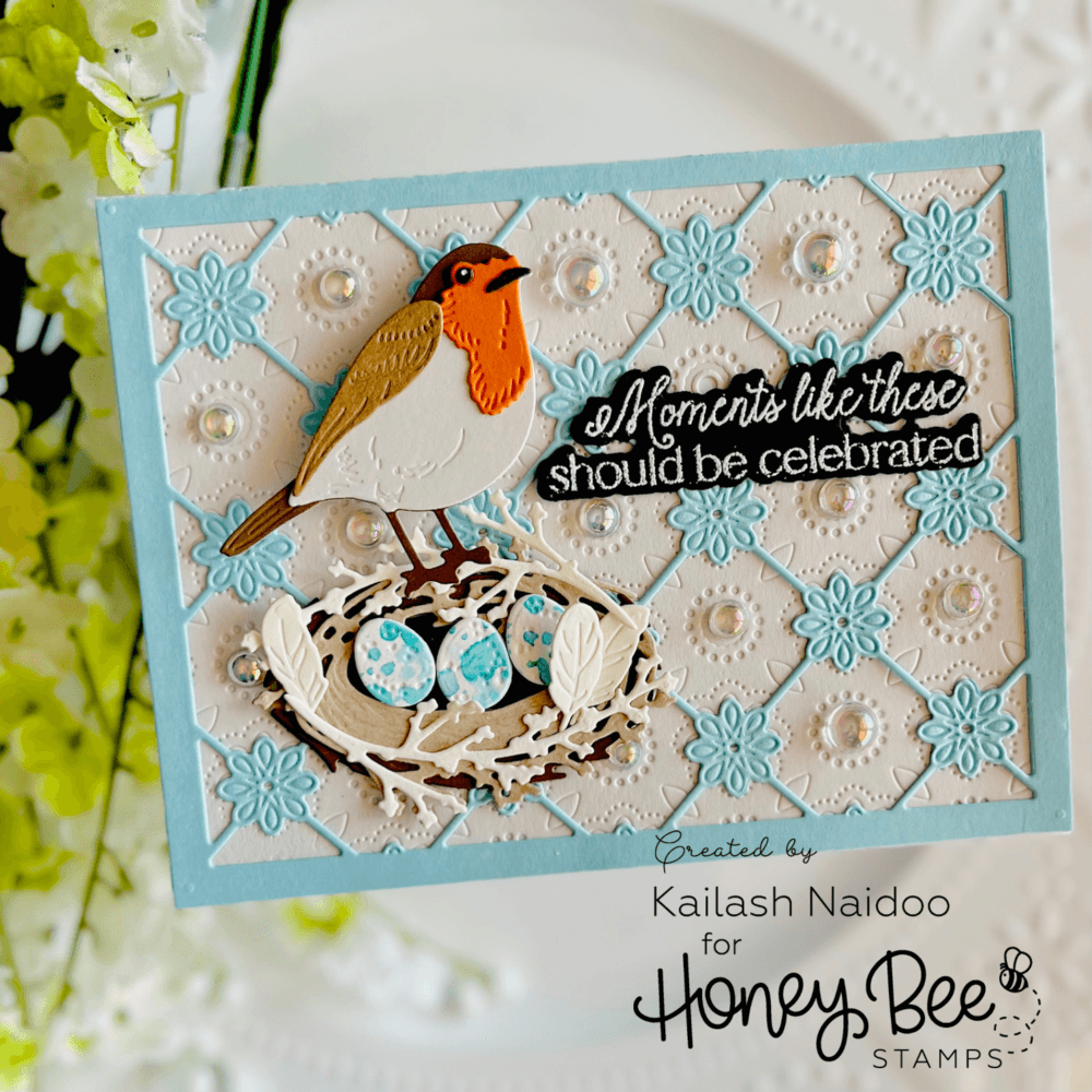 Lovely Layers: Spring Birds - Honey Cuts - Stand - Alone Dies - Honey Bee Stamps