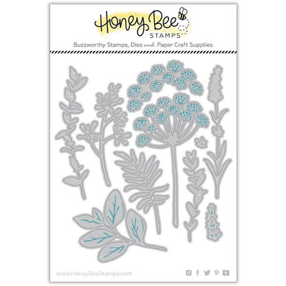 Lovely Layers: Spring Greenery - Honey Cuts - Stand - Alone Dies - Honey Bee Stamps