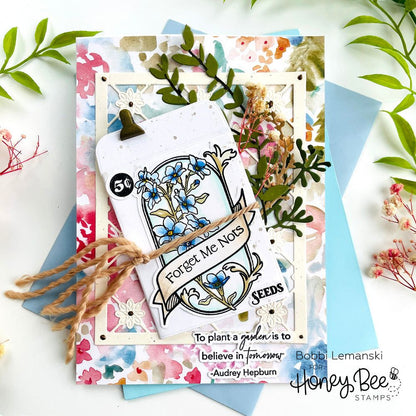 Lovely Layers: Spring Greenery - Honey Cuts - Stand - Alone Dies - Honey Bee Stamps