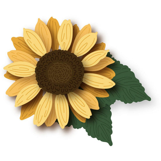 Lovely Layers: Sunflowers - Honey Cuts - Stand - Alone Dies - Honey Bee Stamps