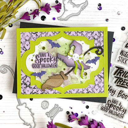Lovely Layers: Toil & Trouble - Honey Cuts - Stand - Alone Dies - Honey Bee Stamps