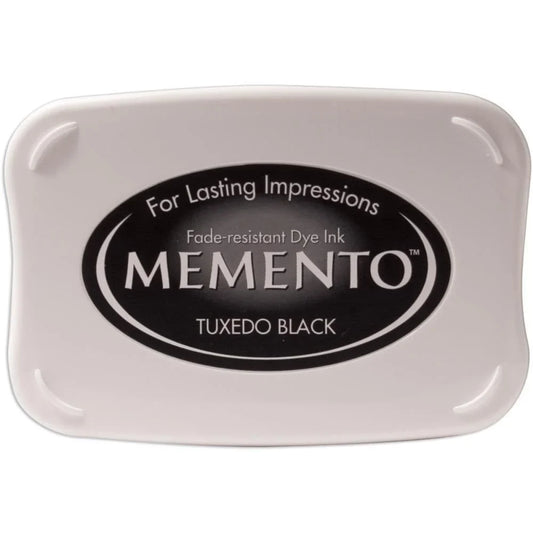 Tsukineko Memento Dye Ink Pad in Tuxedo Black