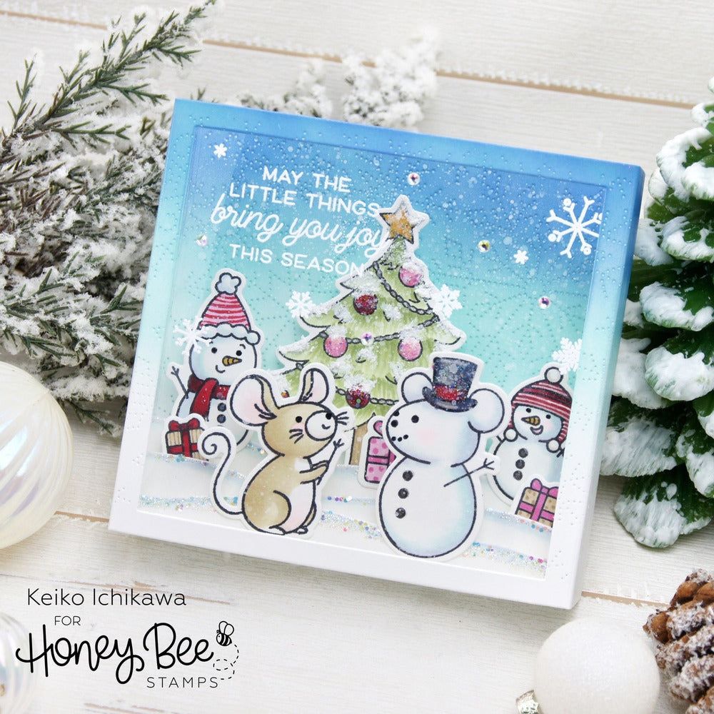 Merry Christmouse - Honey Cuts - Coordinating Dies - Retiring - Honey Bee Stamps