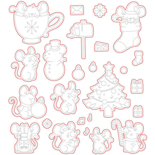 Merry Little Mice - Honey Cuts - Coordinating Dies - Retiring - Honey Bee Stamps