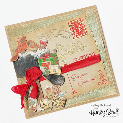 Merry Mail - Honey Cuts - Coordinating Dies - Honey Bee Stamps