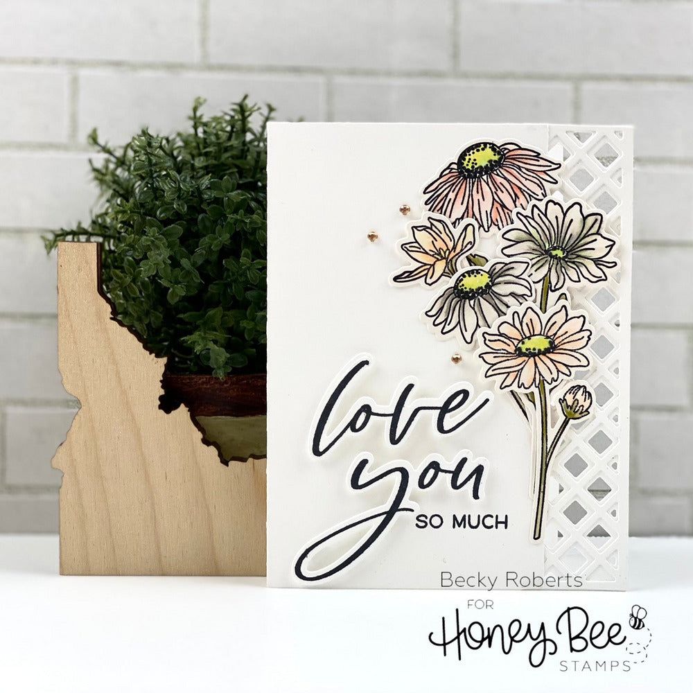 Miss You Big Time - Honey Cuts - Coordinating Dies - Honey Bee Stamps