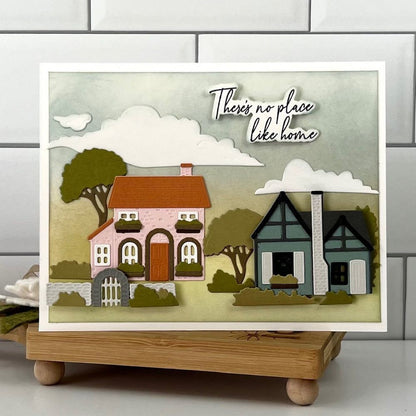 No Place Like Home - 4x6 Photopolymer Stamp Set - Honey Bee Stamps
