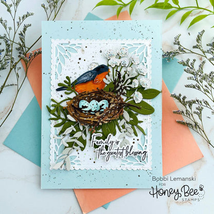 No Place Like Home - 4x6 Photopolymer Stamp Set - Honey Bee Stamps
