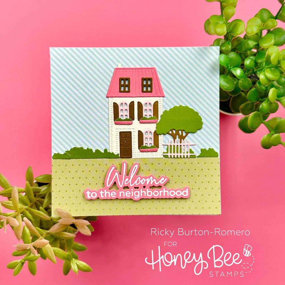 No Place Like Home - 4x6 Photopolymer Stamp Set - Honey Bee Stamps