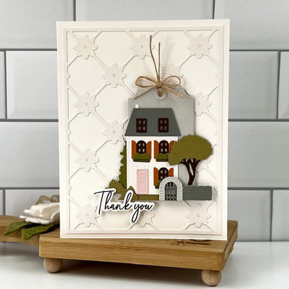 No Place Like Home - 4x6 Photopolymer Stamp Set - Honey Bee Stamps
