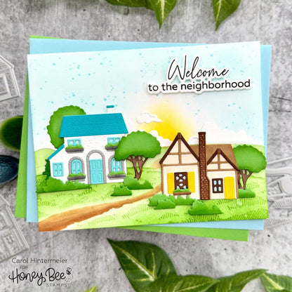 No Place Like Home - 4x6 Photopolymer Stamp Set - Honey Bee Stamps