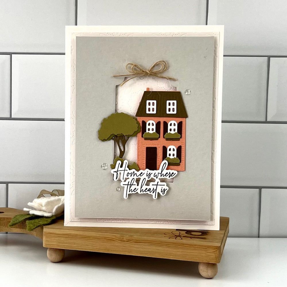 No Place Like Home - 4x6 Photopolymer Stamp Set - Honey Bee Stamps