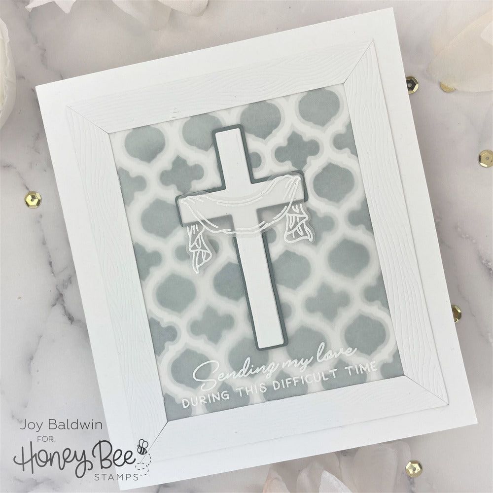 Old Rugged Cross - Honey Cuts - Coordinating Dies - Honey Bee Stamps