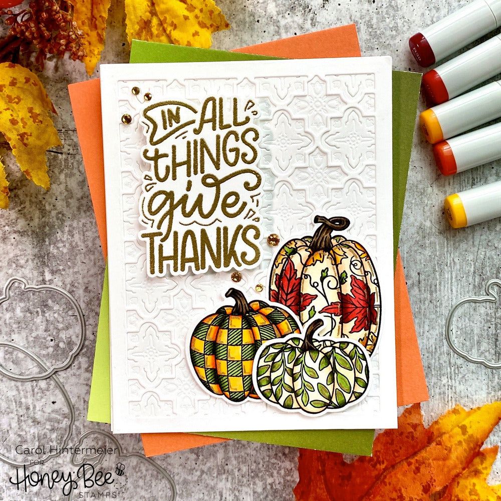 Ornate A2 Cover Plate Top - Honey Cuts - Stand - Alone Dies - Honey Bee Stamps