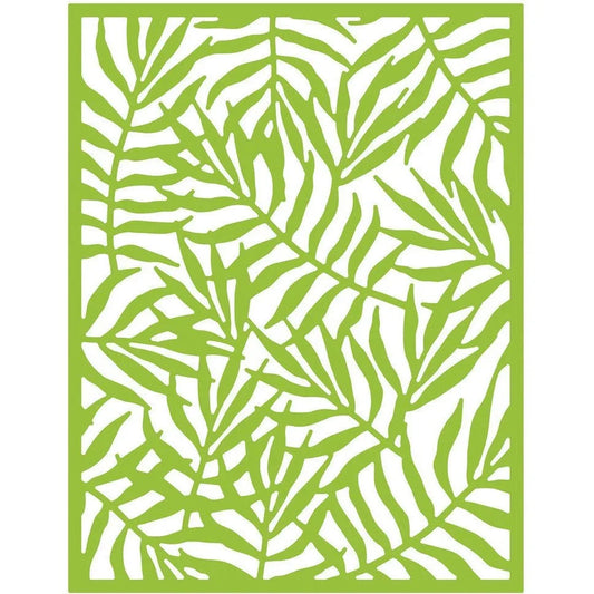 Palm Frond Cover Plate - Honey Cuts - Stand - Alone Dies - Retiring - Honey Bee Stamps