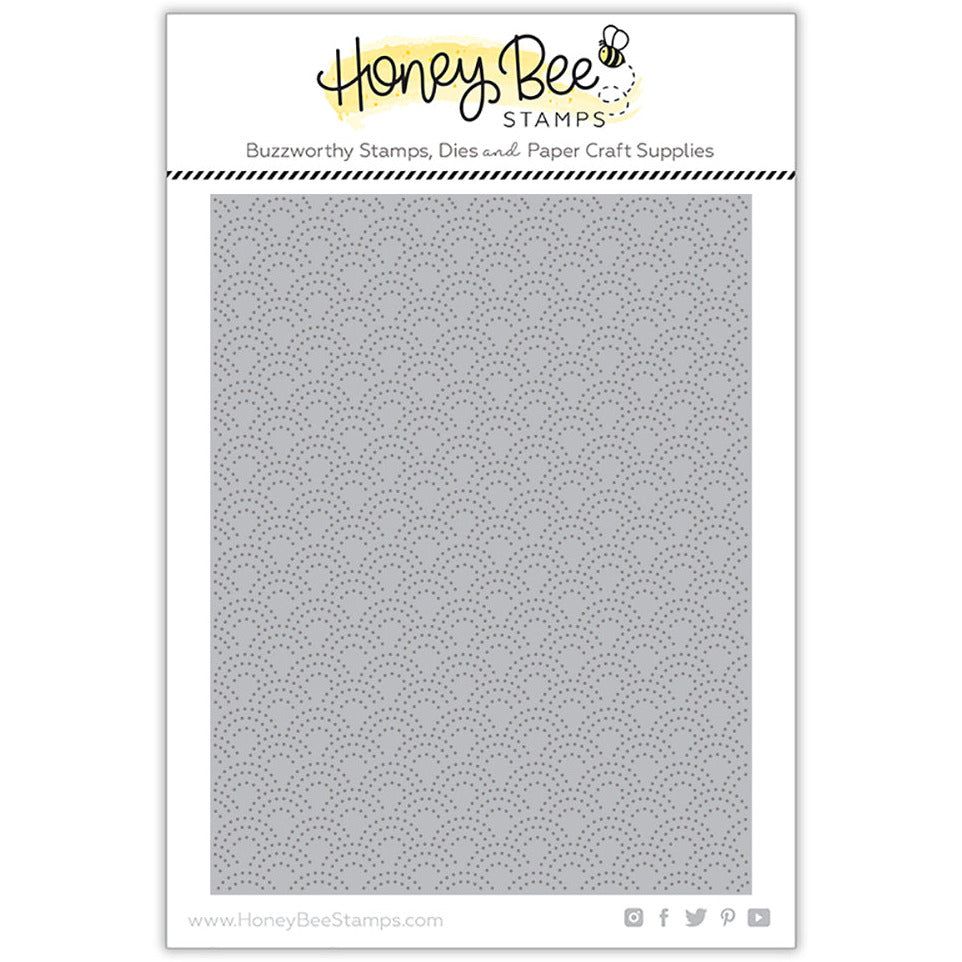 Rainbow A2 Pierced Cover Plate - Honey Cuts - Stand - Alone Dies - Retiring - Honey Bee Stamps