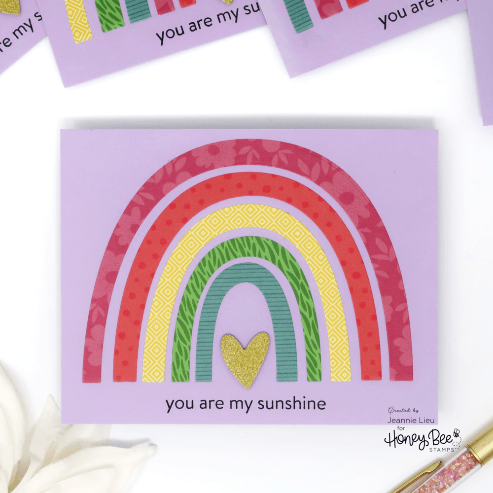 Rainbow Accents - Honey Cuts - Coordinating Dies - Retiring - Honey Bee Stamps