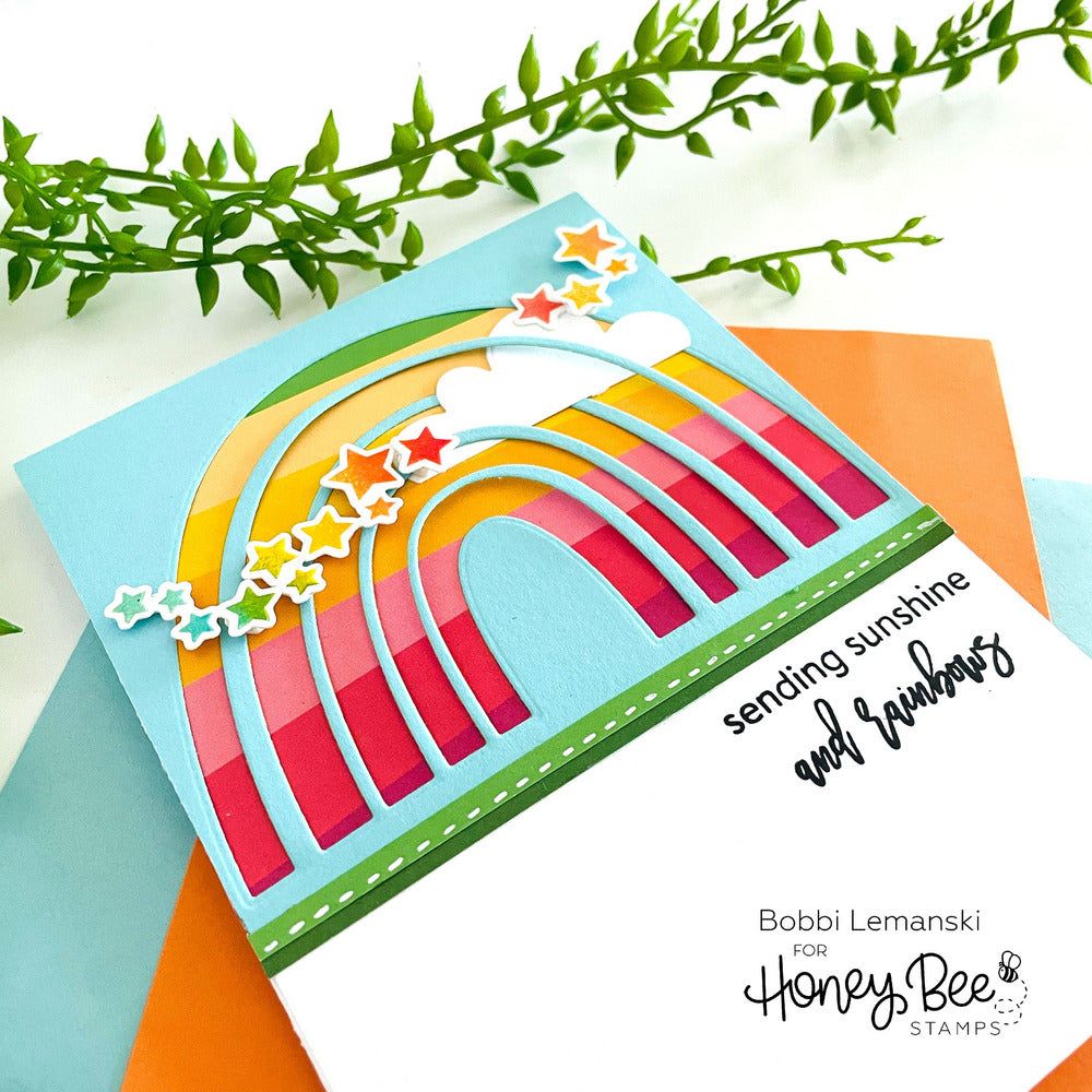 Rainbow Accents - Honey Cuts - Coordinating Dies - Retiring - Honey Bee Stamps