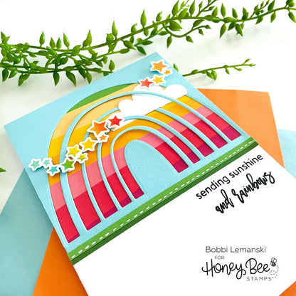 Rainbow Accents - Honey Cuts - Coordinating Dies - Retiring - Honey Bee Stamps
