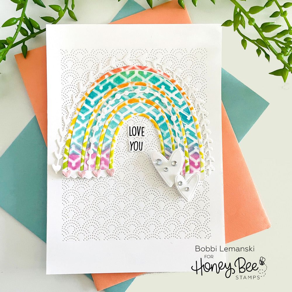 Rainbow Accents - Honey Cuts - Coordinating Dies - Retiring - Honey Bee Stamps