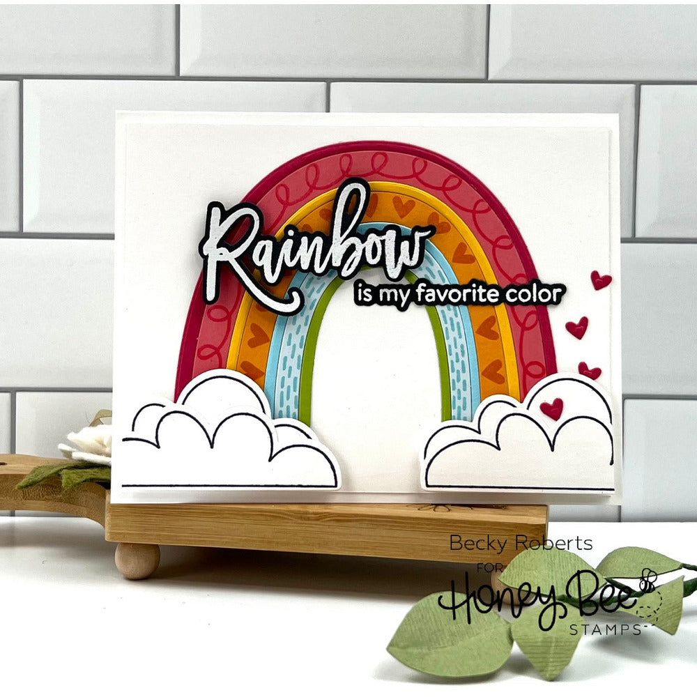 Rainbow Dreams - Honey Cuts - Coordinating Dies - Honey Bee Stamps