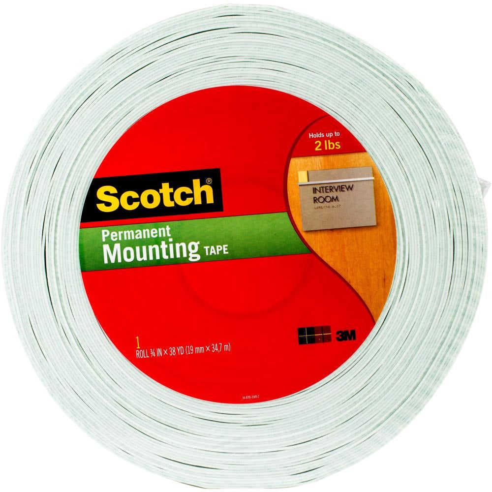 Scotch Double - Sided Foam Mounting Tape - 3/4" x 38yd - Honey Bee Stamps