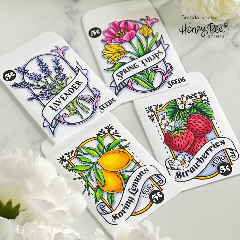 Seeds Of Kindness - 6x8 Photopolymer Stamp Set - Honey Bee Stamps