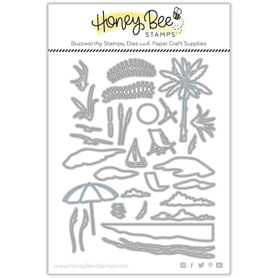 Shoreline Scene Builder - Honey Cuts - Stand - Alone Dies - Honey Bee Stamps