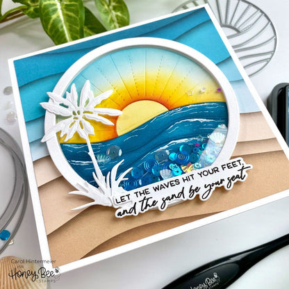 Shoreline Scene Builder - Honey Cuts - Stand - Alone Dies - Honey Bee Stamps