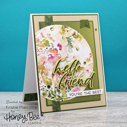 Simply Spring Paper Pad 6x8.5 - 24 Double - Sided Sheets - Honey Bee Stamps