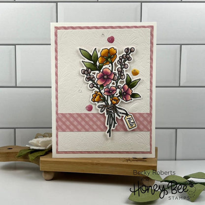 Simply Stated - 6x6 Photopolymer Stamp Set - Retiring - Honey Bee Stamps