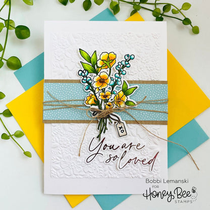 Simply Stated - 6x6 Photopolymer Stamp Set - Retiring - Honey Bee Stamps
