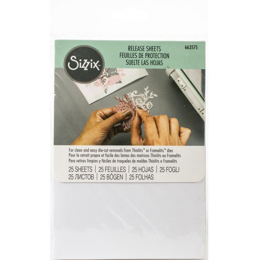 Sizzix Release Sheets for Die Cutting 4"x6" - 25pkg - Honey Bee Stamps