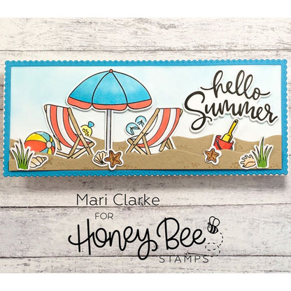 Slimline Sentiments: Eyelet - Honey Cuts - Stand - Alone Dies - Retiring - Honey Bee Stamps
